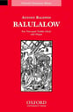 Balulalow Two-Part choral sheet music cover